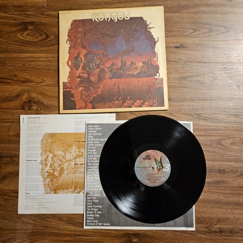 John Kongos – Kongos 1972 Elektra EKS-75019 Vinyl LP 12"‎ w/ Insert EX EX/EX